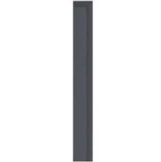 Levá lemovací lišta LINERIO L-TRIM M-LINE - Anthracite /2,65 m