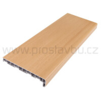 Parapet vnitřní plastový DECOSILL PP2250 - 250 mm - 1036 buk
