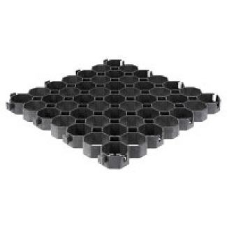 Zatravňovací dlažba geoSYSTEM FP40 černá - 490x490x40 mm /0,24 m2