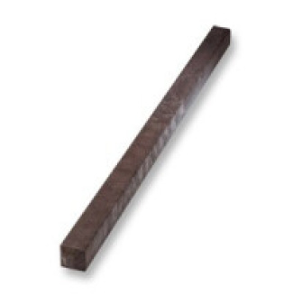 Plastový hranol Traplast 92x92 mm &quot;diamant&quot; T49902 - hnědá - dl. 2,0 m