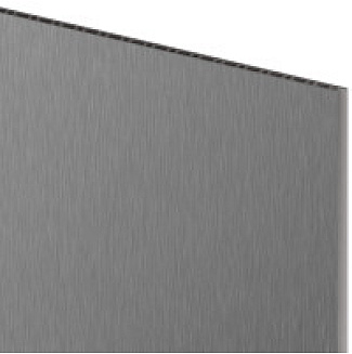 Obkladové panely Vilo MPC MODULO - dekorativní hladký panel XL - Brushed Steel /0,6 x 2,65 m