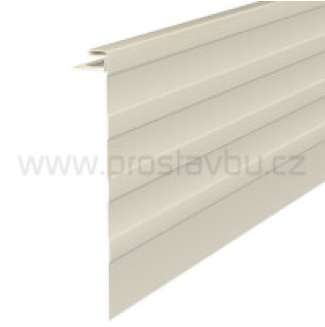 Fasádní profil velký DECO SIDING SV-19 - 01 bílá /3,05 m