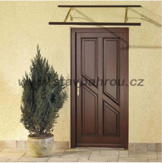 Vchodová stříška pultová Robelit výplň akrylát 160x90cm