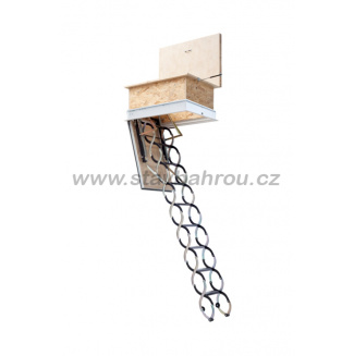 Skládací půdní schody JAP KOMBO PP - protipožární 1100 x 700 mm