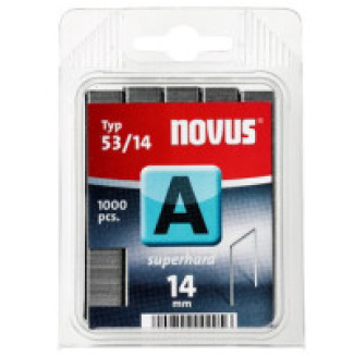 Spony &quot;A&quot; NOVUS typ 53/ 14 mm super tvrdé /1000 ks