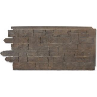 Fasádní obklad - panel NOVIK Stacked Stone SK100 - 330 Moka /0,456 m2