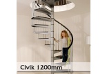 Ocelové schodiště Civik 1200mm