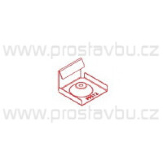 Koncová spona pro ALU profily - Twinson P9512 - nerez A2 /bal.10 ks