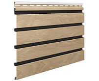 Fasádní obklad - lamela WOOD SIDING SVP-B6 FRONTO V-BLACK - 60 dub /2,95 m