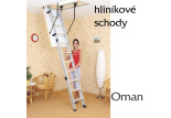 Skládací půdní schody Oman Alu Profi