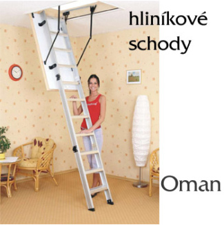 Skládací půdní schody Oman Alu Profi