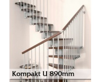 Segmentové schodiště Kompakt 89U