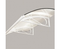 Markýza Robelit Retro 160x90cm - bílá, výplň polykarbonát