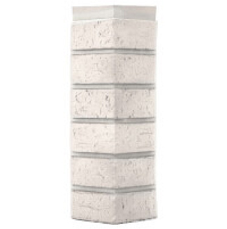 Vnější roh 2-dílný NOVIK Hand Laid Brick HL 202 - 112 White Blend