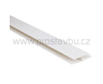 Spojovací profil Prostavbu Color P110 - 01 bílá