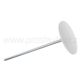 Parkovací značka s hřebem geoMARKER GM10 bílá - d100 mm