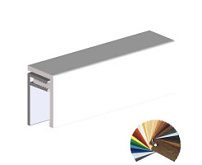 Ukončovací/lemovací profil 2-dílný univerzální UNI V2115 - 0000 ostatní fólie /3 m