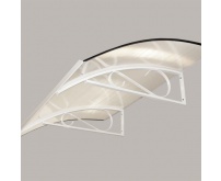 Vchodová stříška Robelit ARCO 150x90x25cm - bílá