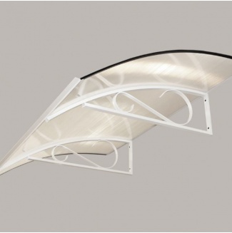 Vchodová stříška Robelit ARCO 150x90x25cm - bílá