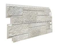 Fasádní obklad - panel SOLID SANDSTONE SA100 - 014 bílý pískovec /0,42 m2