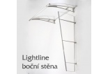 Boční stěna pro stříšku nad vchod Polymer, Lightline L