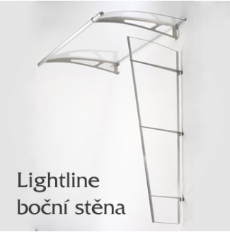 Boční stěna pro stříšku nad vchod Polymer, Lightline L