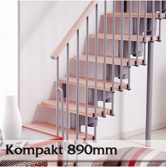 Přímé schodiště Kompakt 890mm