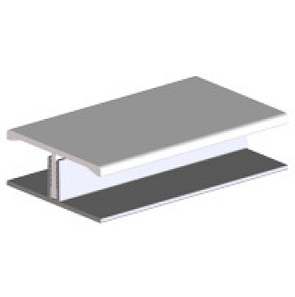 Spojovací H profil 2-dílný Vinylit Decor V2119 - 1001 fólie Zlatý dub (Golden Oak) /3 m