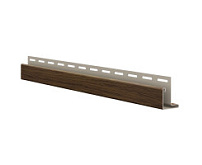 Rohový profil úzký WOOD SIDING SV-12N - 64 ořech /3,05 m