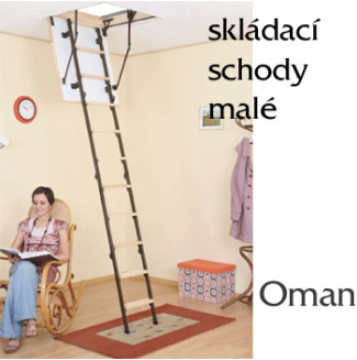 Skládací půdní schody Oman Mini