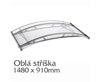 Oblé vchodové stříšky 1480 x 910 mm           iiiiiiiiiiiiiiiiiiiiiiiiii          