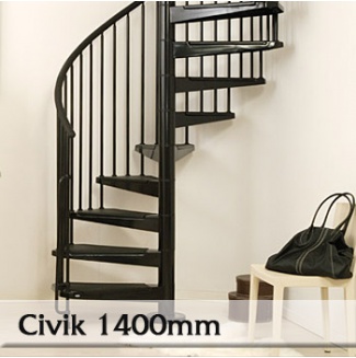 Ocelové schodiště Civik 1400mm