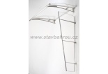Vchodová stříška Polymer, Lightline L 1500 x 950 mm markýza