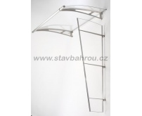 Vchodová stříška Polymer, Lightline L 1500 x 950 mm markýza