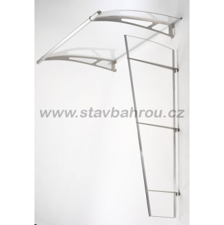 Vchodová stříška Polymer, Lightline L 1500 x 950 mm markýza