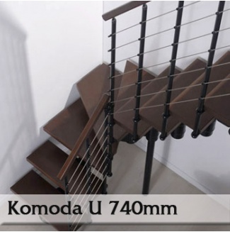 Lomené schodiště Komoda 74U