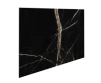 Obkladové panely do interiéru Vilo - SPC PANEL - Calacatta Black (lesk) /0,6 x 0,3 m