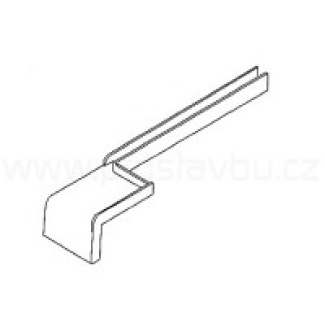 Koncové krytky vinyCom pro AL parapet V6360 PRAVÁ - 0011 bílá