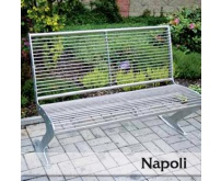 Nerezová lavička Napoli