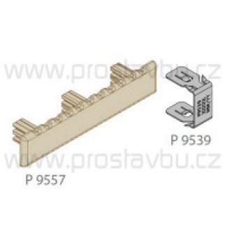 KONCOVÁ KRYTKA P9557 + 2 svorky P9539 - Twinson P9482 - 522 vlašský ořech /SET