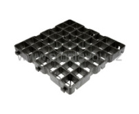 Zatravňovací dlažba geoSYSTEM GE50 MAX černá - 500x500x50 mm /0,25 m2