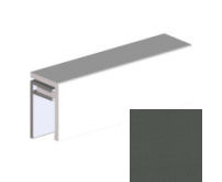 Ukončovací/lemovací profil 2-dílný univerzální UNI V2115 - 904 Onyx Style /3 m