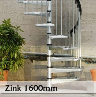 Točité venkovní  schodiště Zink 1600mm