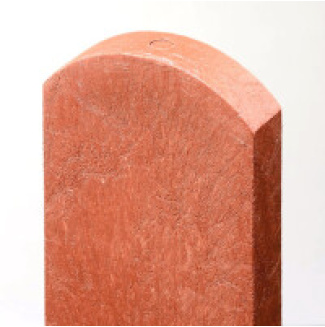 Plotovka Traplast 78x21 mm oblá T36084 - cihlová - délka 0,8 m