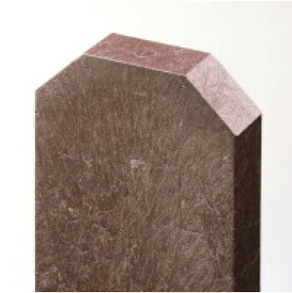Plotovka Traplast 78x21 mm tříhranná T37012 - hnědá - délka 1,0 m