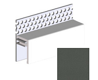 Ukončovací profil vrchní větrací 2-dílný univerz. UNI V2125 - 904 Onyx Style /3 m