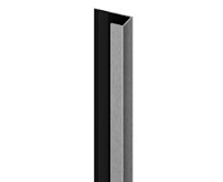 Lemovací J-profil Vilo MPC - profil JTRIM - Brushed Steel (pro panel MPXL) /3 m