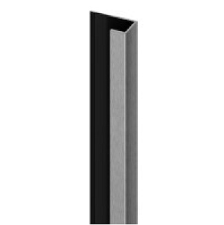 Lemovací J-profil Vilo MPC - profil JTRIM - Brushed Steel (pro panel MPXL) /3 m