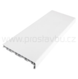 Parapet vnitřní plastový DECOSILL PP2250 - 250 mm - 1031 bílá hladká