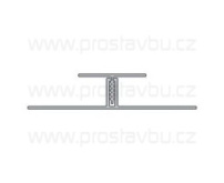 PROFIL spojovací &quot;složený&quot; Nordica P112 - tmavý dub 1025